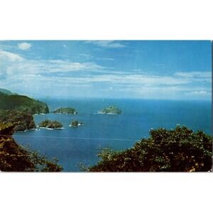Vintage Trinidad Kodak Point Maracas Bay Scenic Postcard Color Photo
